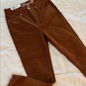 Seven7 Rich Brown Corduroy Trousers